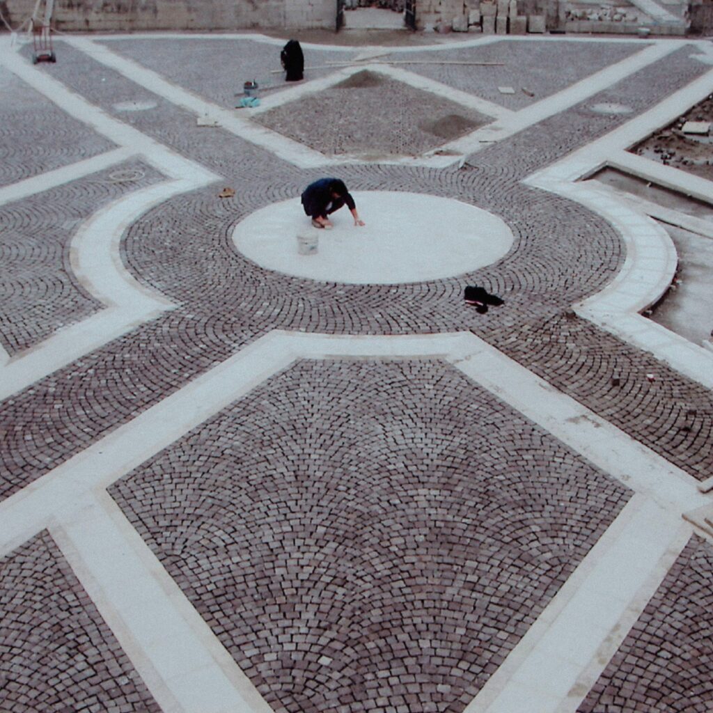 Pavimentazione realizzata nel Sannio