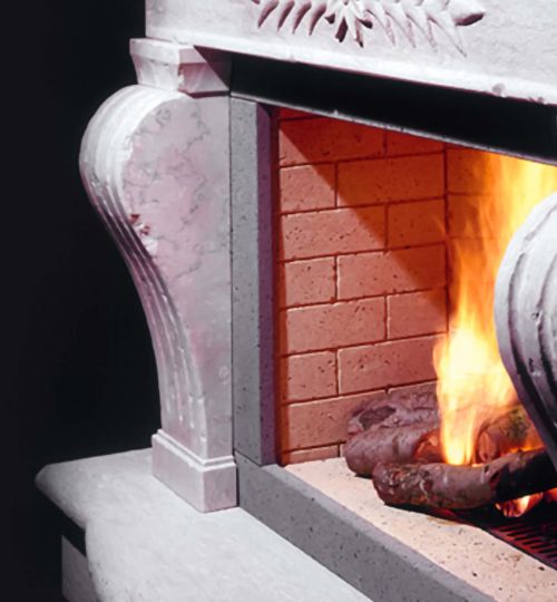 Lavori Realizzazione camini in pietra e marmo